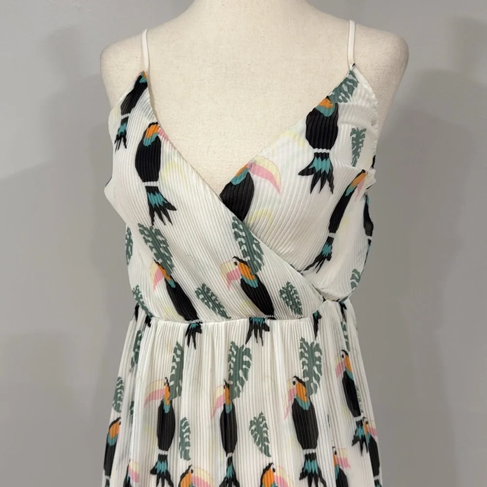 & Other Stories Frill Toucan Dress - Picture 4 of 8
